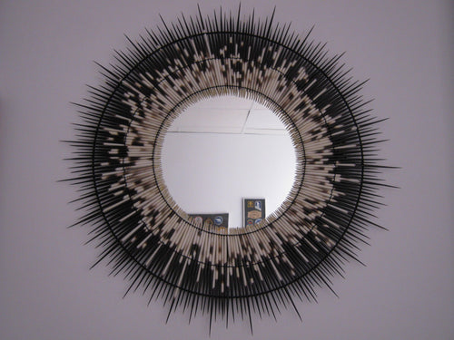 Small African Porcupine Quill Mirror (1285-RS-G01)