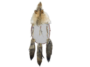 Huron Coyote Fur Dreamcatcher (1311-F-G2550)
