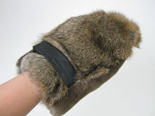 Large Sheared Beaver & Rabbit Fur Massage Mitt (695-10-G2549)